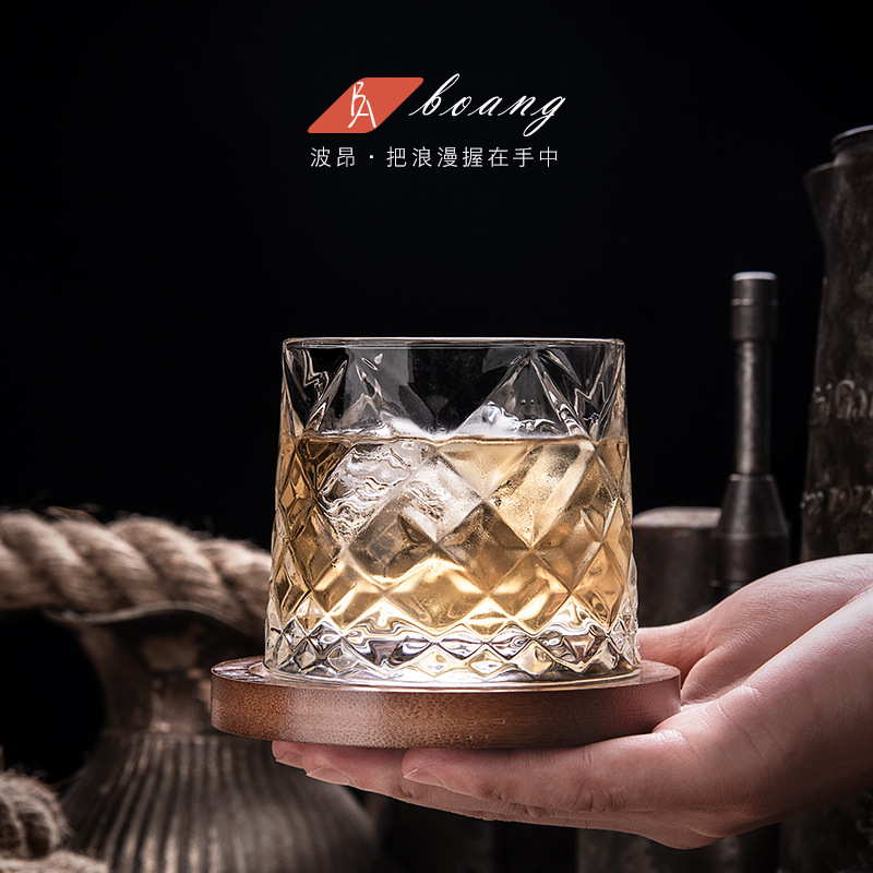 Ly rượu xoay, ly nước, ly rượu vang cao cấp, ly xoay giảm stress, ly rượu gia dụng