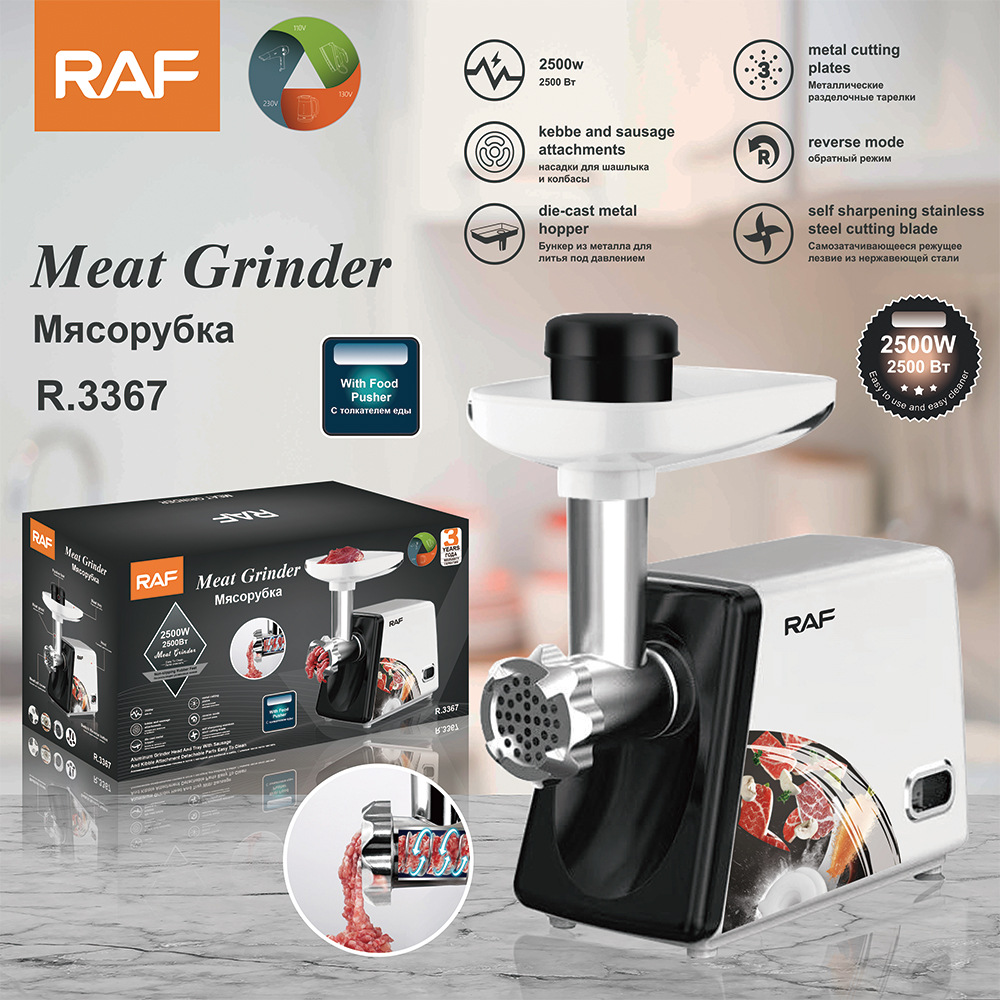 Máy xay thịt băm cắt rau bằng điện gia dụng "xuyên biên giới" Máy nhồi xúc xích đa chức năng tự động nhỏ R.3367