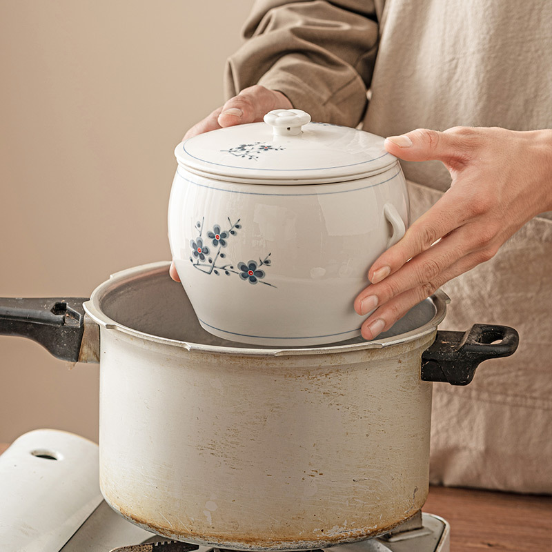 Minnan Yitang nồi đặc biệt súp vịt lớn nhỏ giọt nồi hầm gốm sứ có lỗ bên trong nồi súp nhỏ không lọc