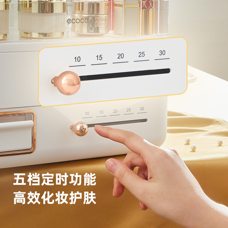 Hộp đựng mỹ phẩm, hộp đựng mỹ phẩm dung tích lớn chống bụi thời gian, Hộp đựng đồ để bàn, bàn trang điểm, giá đựng sản phẩm chăm sóc da