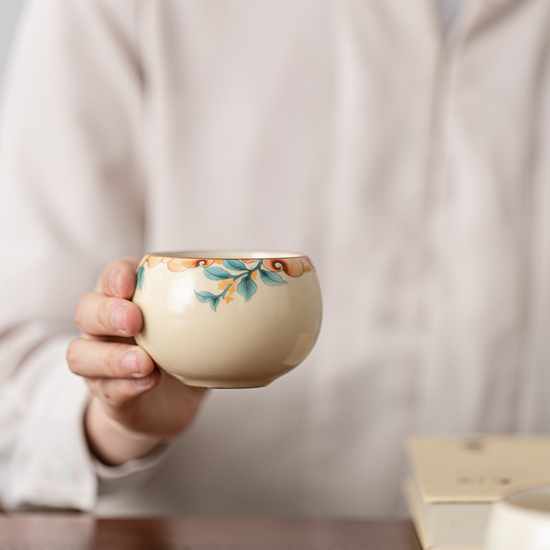 Bộ ấm chén trà Ru Kiln cao cấp, cỡ lớn, quà tặng doanh nghiệp, ngân hàng, quà lưu niệm