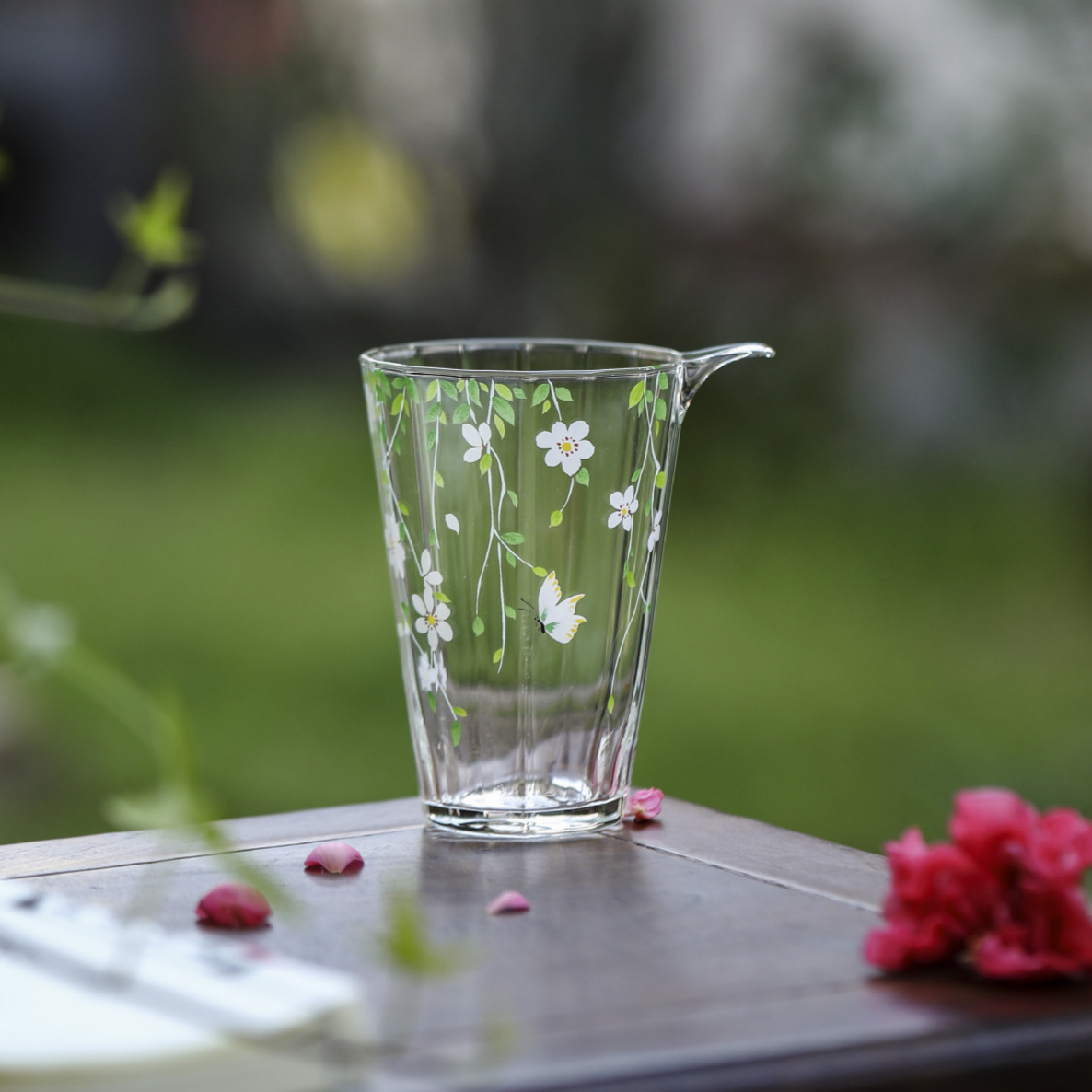 Dày chịu nhiệt thủy tinh trong suốt công bằng cốc trà chia hộ gia đình bộ trà trà biển thậm chí cốc kung fu trà phụ kiện