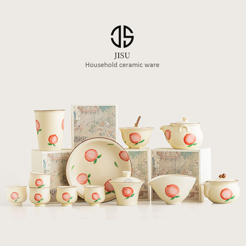 Cốc pha trà có nắp đậy bằng tay màu hồng cốc pha trà gốm sứ gia dụng cốc trà biển cốc tiện dụng cốc chuyên dùng uống trà