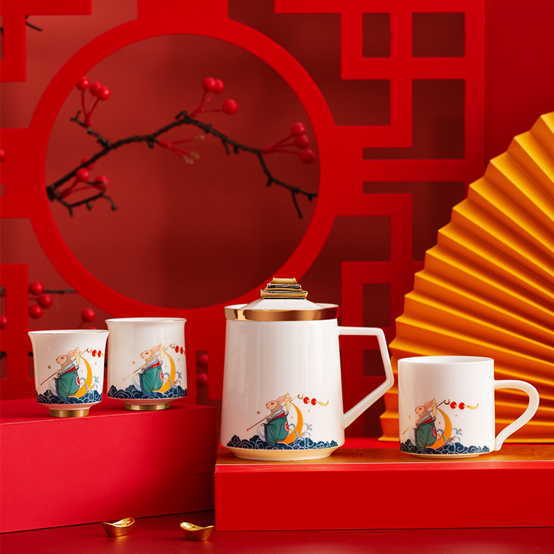 Astoria kinh doanh quà tặng trà quà tặng văn phòng quà tặng lễ hội gốm sứ logo riêng cho khách hàng hàng đầu