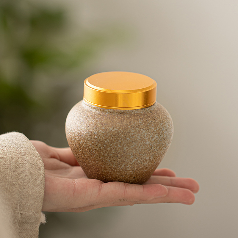 Bình đựng trà gốm sứ cỡ nhỏ Tao Yue, bình đựng trà, bình đựng trà gia dụng, bình đựng trà tiện dụng, phụ kiện trà đạo du lịch