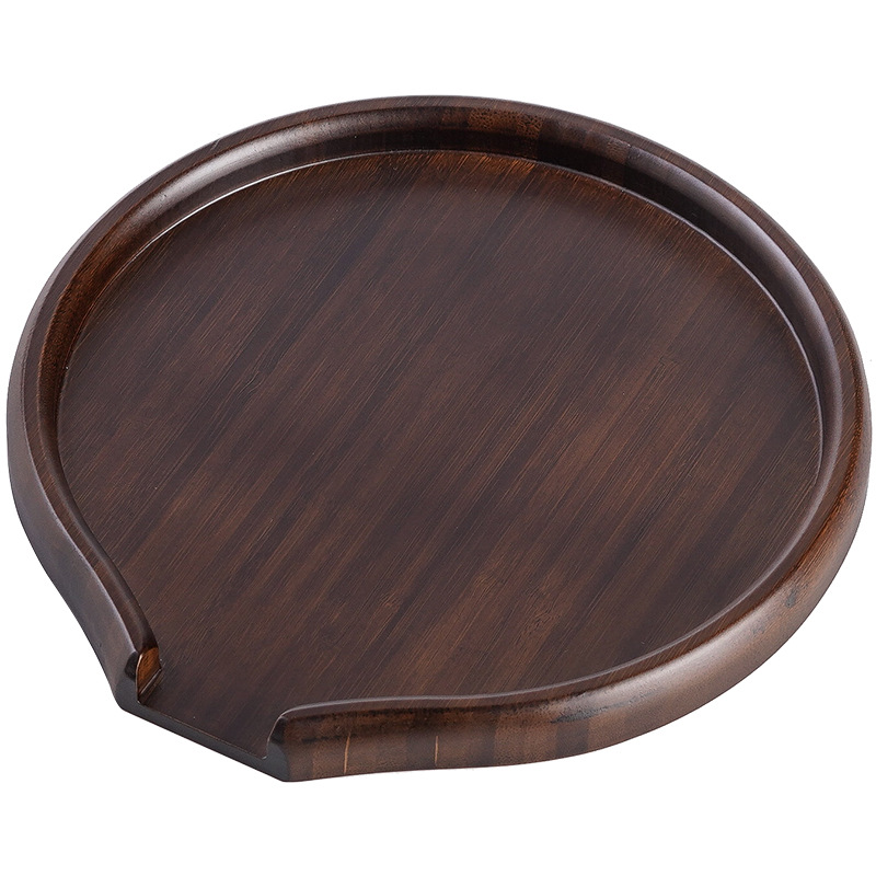 Khay Trà Tách tròn trúc, khay trà trắng, Khay trà Pu'er, phụ kiện trà đạo, khay trà Đánh Giá, Khay trà, dao trà