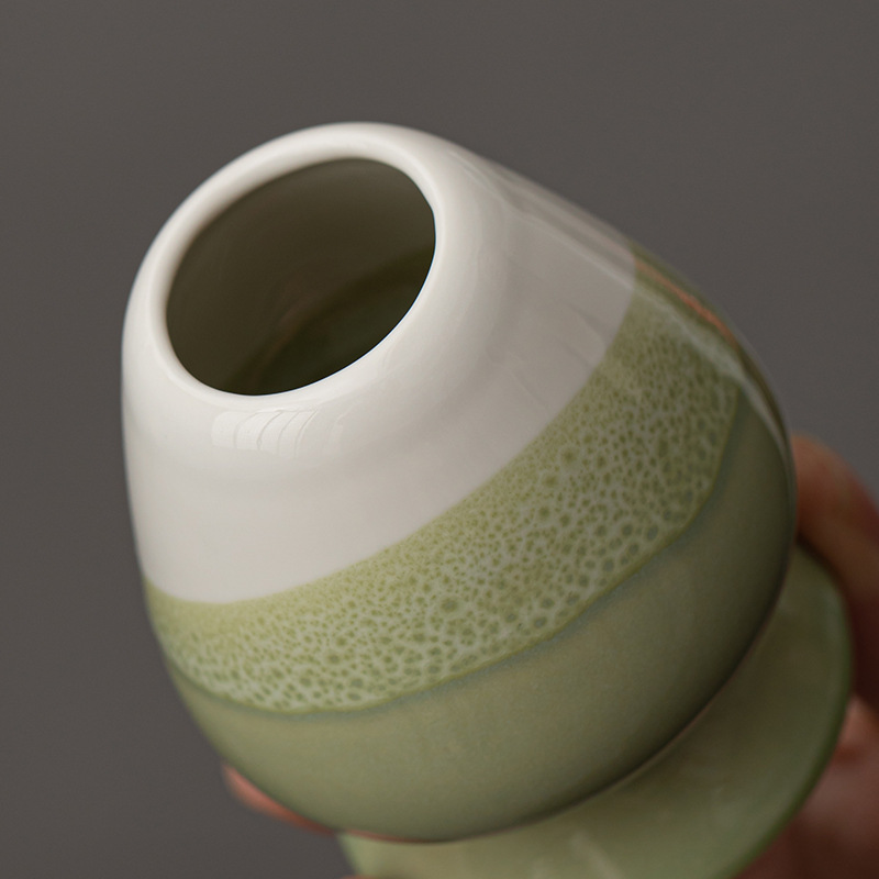 Bình trà gốm lớn, bình trà đứng, bình trà phong cách Nhật Bản cổ điển, bình trà, bình trà, dụng cụ matcha, phụ kiện trà giả Song