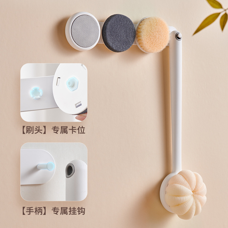 Bàn chải tắm, cọ rửa lưng, cọ rửa lưng, cọ rửa lưng, cọ rửa tay dài, cọ rửa lông mềm, cọ rửa cơ thể