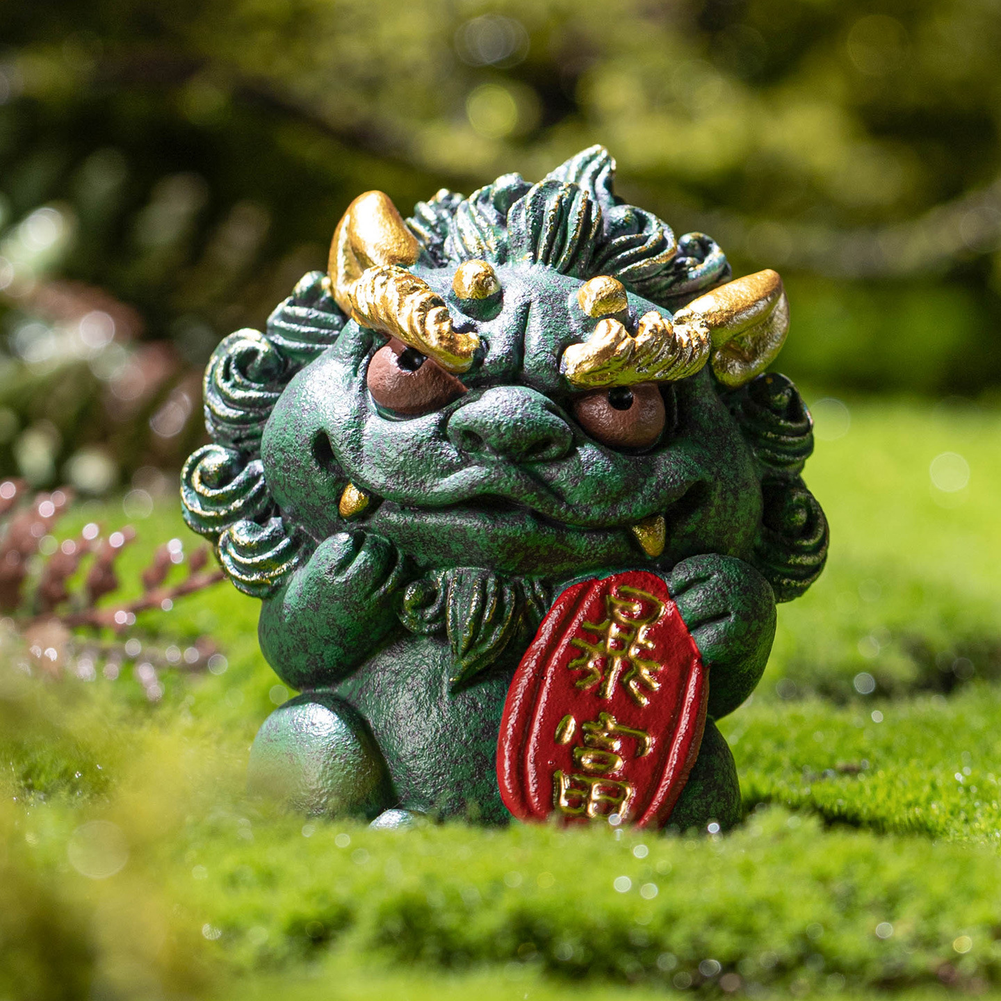 Nhà máy thủy triều sáng tạo đá sa thạch xanh đồ trang trí thú cưng trà đồ trang trí phòng khách nhà cao cấp may mắn giàu có đồ trang trí thủ công mỹ nghệ