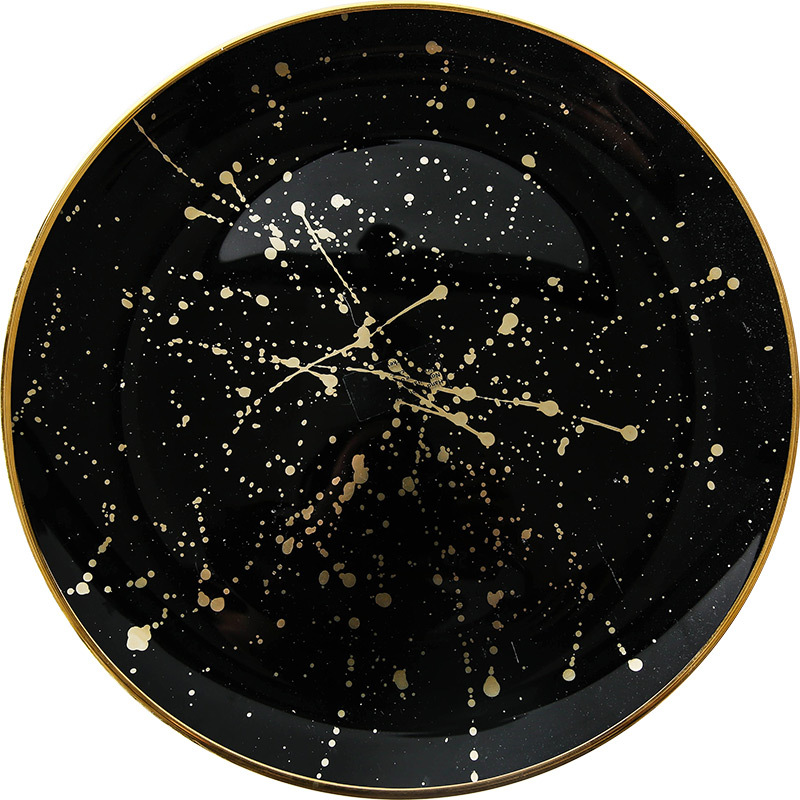 Đĩa Trái cây Thủy tinh không chì thủ công của ARDACAM Bắc Âu, đĩa trưng bày đa năng cho thực phẩm lạnh, đĩa salad, đĩa nhà hàng