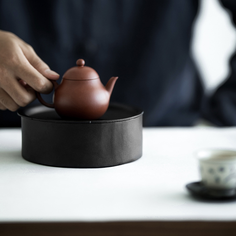 Ấm sắt rèn kiểu Nhật, bàn trà, khay trà nhỏ, bàn ủ khô, bình đựng nước, bình đựng ấm, đệm ấm, Bộ trà Jianshui