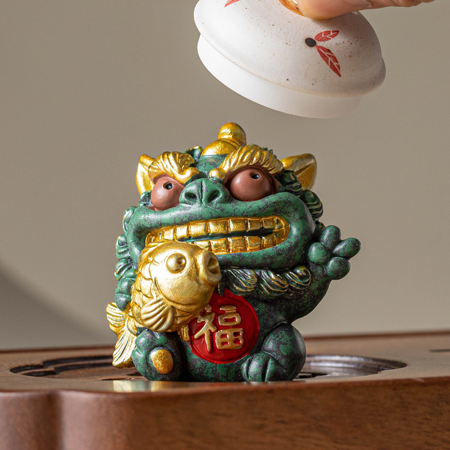 Đồ trang trí nhỏ để bàn chúc phúc thú mới sáng tạo của Trung Quốc