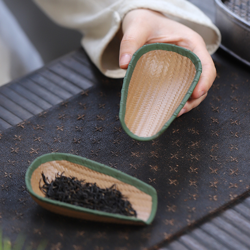 Đồ trang trí nhỏ, xẻng trà, khăn lau, phụ kiện bộ trà, thìa trà, gốm sứ chơi, bán buôn