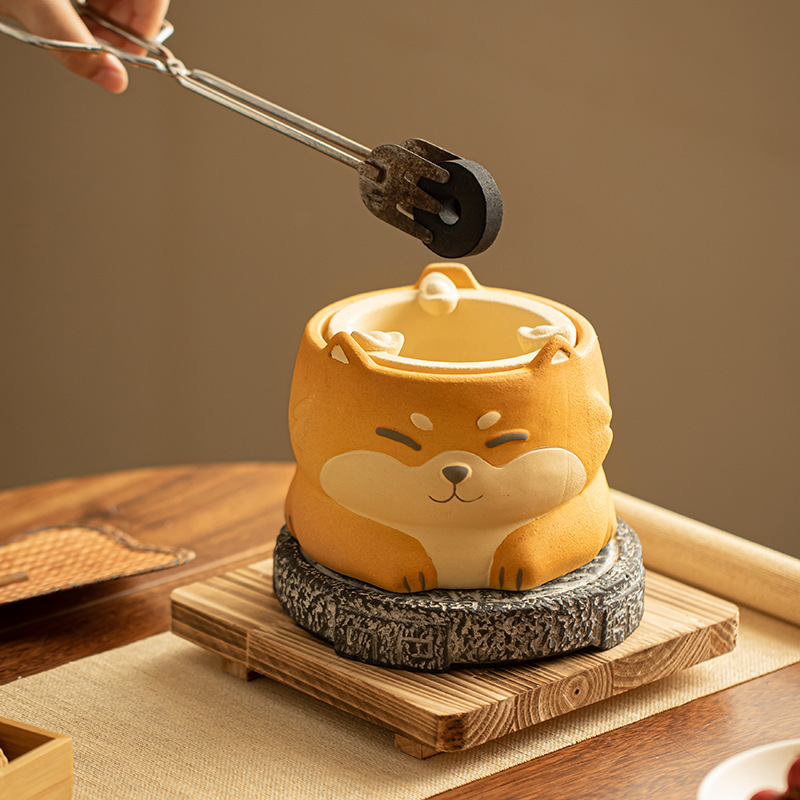 Than hoa quả nấu trà quanh bếp than không khói gia dụng ngoài trời than nướng than ô liu chống cháy long nhãn