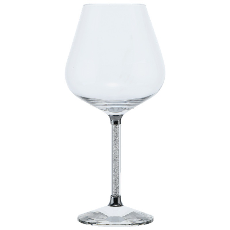 Nhà sản xuất Ly rượu vàng lá đỏ Ly rượu vang đỏ Burgundy Ly rượu vang lớn Ly rượu vang pha lê Bộ dụng cụ rượu gia đình