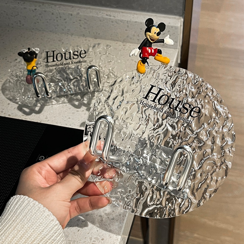 Giá đỡ máy sấy tóc Acrylic cho phòng tắm gia dụng không đục lỗ Giá để đồ Dyson treo tường máy sấy tóc để đồ