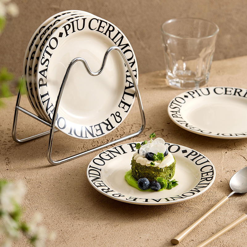 Đĩa đốt xương bằng gốm Sứ Pháp, đĩa đựng rác gia dụng, ĐĨA ĐỰNG xương, đĩa nhỏ 6 inch, đĩa bánh ngọt