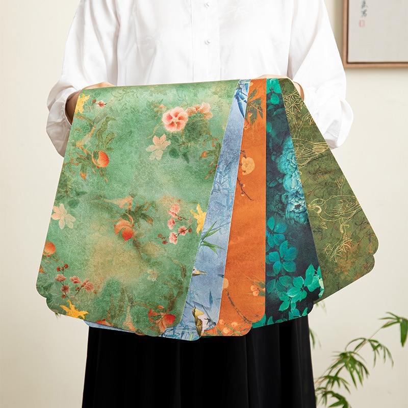 Quốc triều phong cách trà cờ bàn trà mới phong cách Trung Quốc hai mặt không thấm nước bàn trà lót bọt khô lót trà sang trọng nhẹ phòng khách vải nghệ thuật trà nhỏ