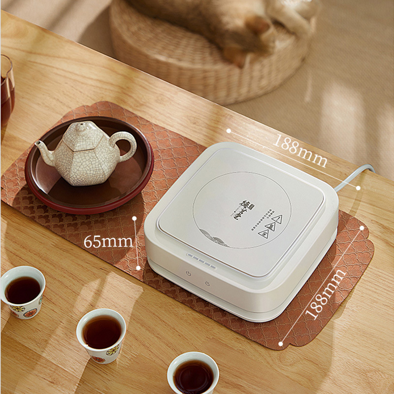 Demingtang Maoyan ba thế hệ bếp gốm điện thông minh không ồn gia dụng nhỏ mini nồi sắt đun trà bếp lò nướng đối lưu ánh sáng