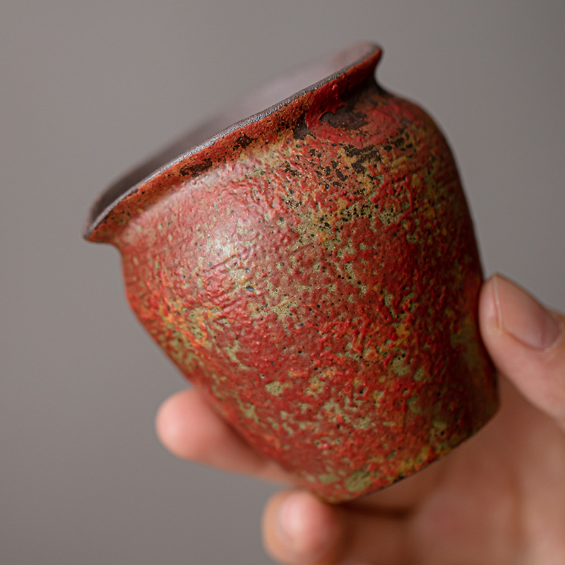 Cốc công bằng yêu thích Manshanhong cốc công bằng gốm cổ điển Trung Quốc cốc trà đồng phục dụng cụ trà kungfu gia dụng dụng cụ chia trà