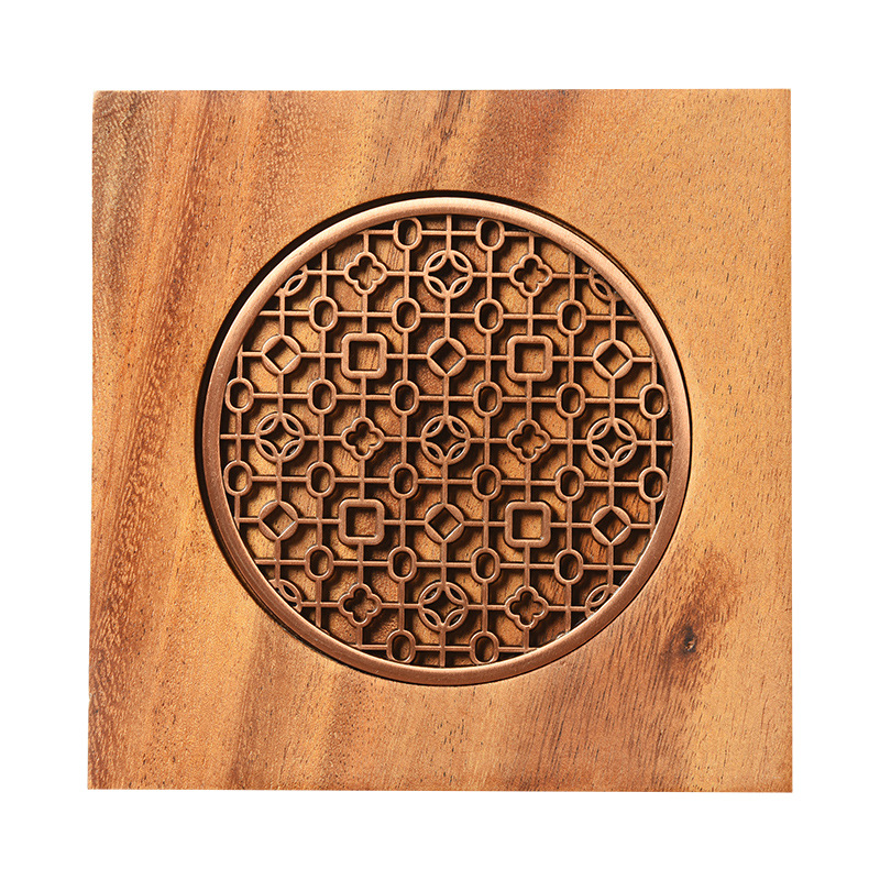 Khay trà Gỗ Óc Chó Đĩa xốp khô kiểu Nhật Đĩa Ăn Bánh Bắc Âu hình tròn Đĩa Trà tráng miệng sushi hình chữ nhật bằng gỗ