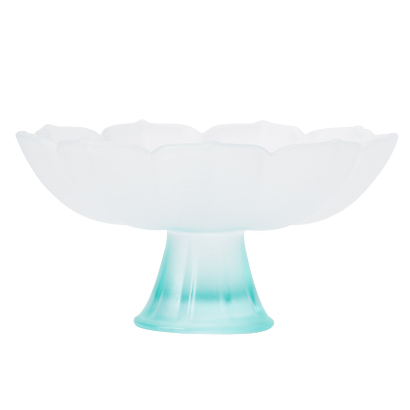 Khay đựng trái cây hoa sen chân cao, Bàn cà phê phòng khách, khay đựng đồ ăn vặt gia dụng, khay đựng đồ uống từ hạt màu hồng có giá trị cao