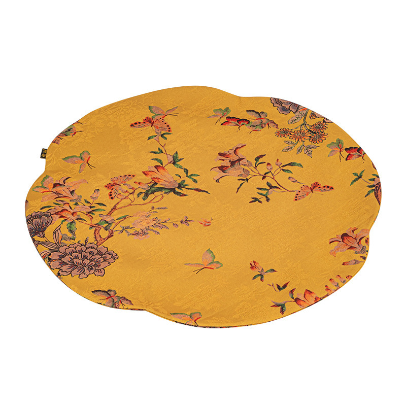 Tấm lót bong bóng khô Zen kiểu Trung Quốc mới tấm lót cách nhiệt hai mặt tấm lót cách nhiệt hai mặt tấm lót hình tròn tấm lót bàn chống thấm nước bán buôn