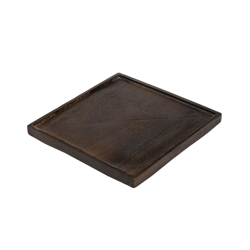 Khay trà vòng tròn bốn mùa Nam Mỹ ấm trà bàn pha khô cổ điển văn phòng phụ kiện bộ trà gia dụng đệm ấm trà