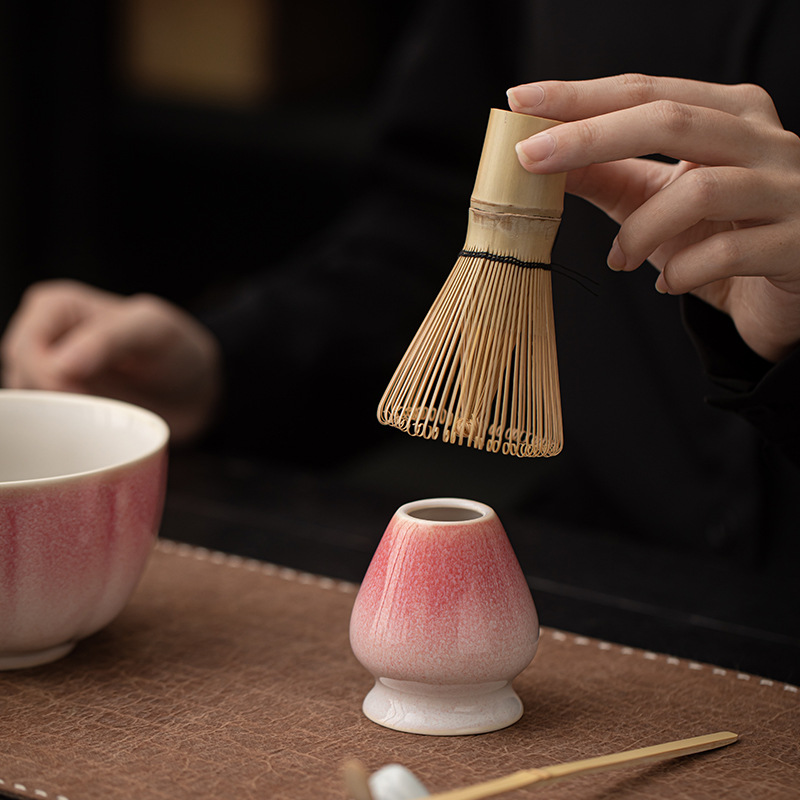 Bộ dụng cụ Matcha cánh hoa Bộ dụng cụ Matcha bằng sứ Bộ lọc bát Matcha bằng gốm Bộ lọc trà Bộ lọc trà Bộ bàn chải pha trà