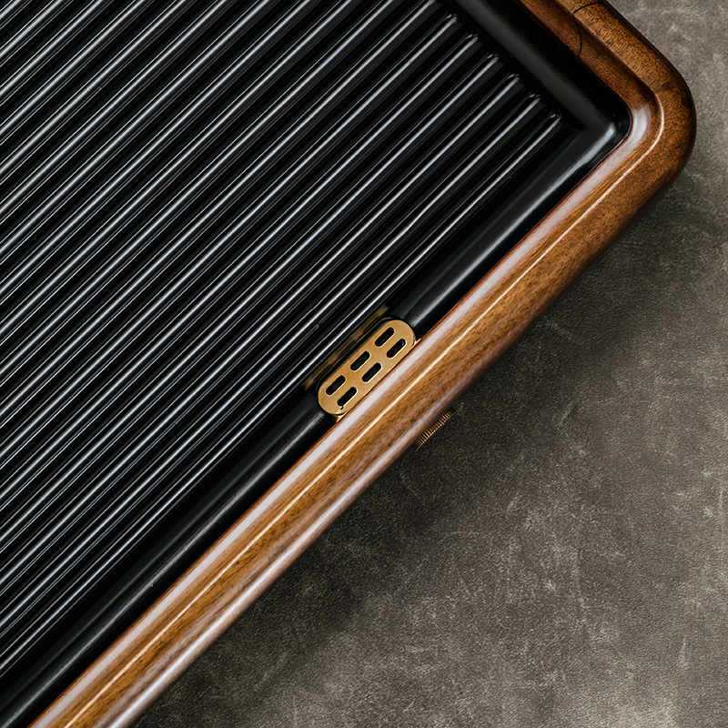 Khay trà gỗ Điện Bàn trà gỗ óc chó Bộ Trà Công Phu đơn giản Khay trà gỗ nhựa Điện