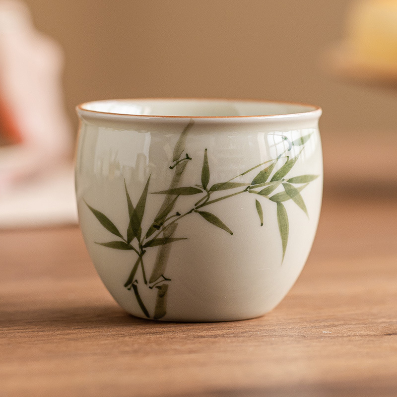 Cốc cốc cốc cốc cốc đựng trà bằng gốm sứ cao cấp phong cách Trung Quốc gia dụng cốc cốc cốc chủ nhân cốc đơn