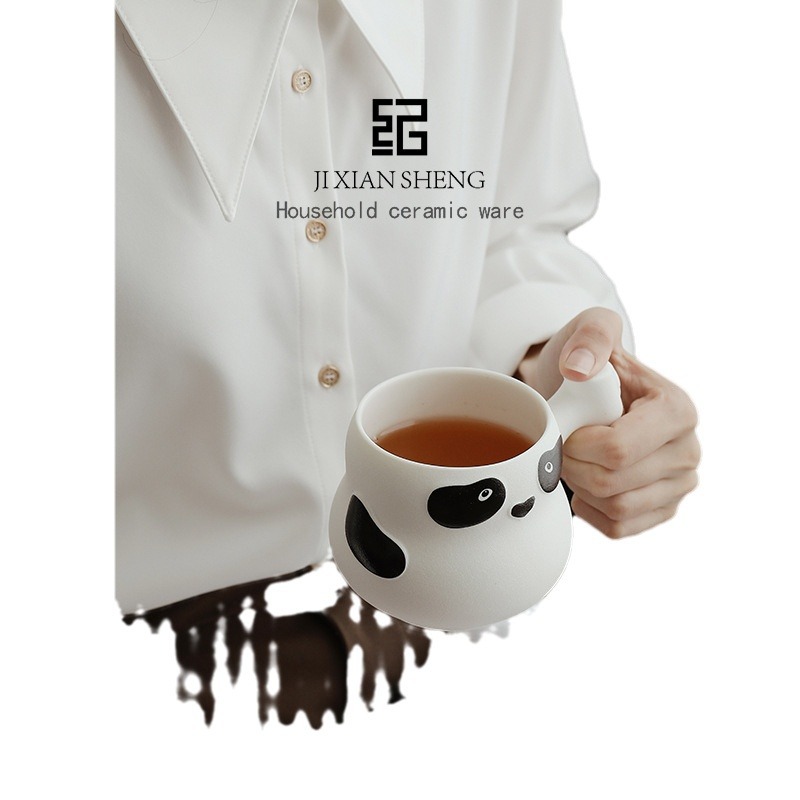 Sáng tạo phong cách Trung Quốc Kung Fu Panda Mug Cặp đôi Cốc Cặp đôi Hộp Quà Tặng Ngày Lễ Tình Nhân Quà tặng sinh nhật cho nam giới