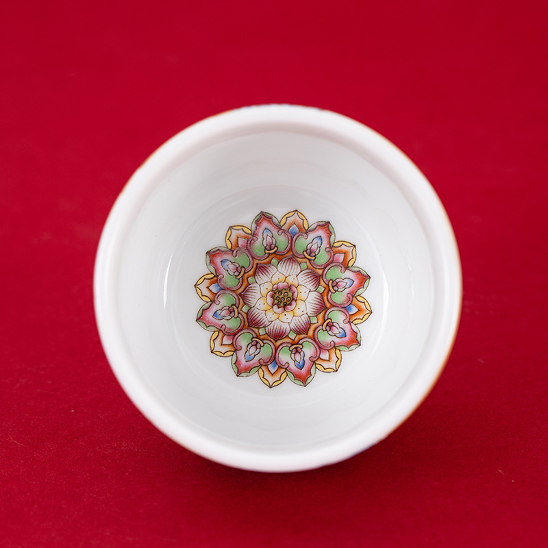 Cốc trà tráng men Đôn Hoàng, cốc thơm, bộ trà gia dụng, cốc chủ nhân gốm sứ, cốc đôi, hộp quà lưu niệm