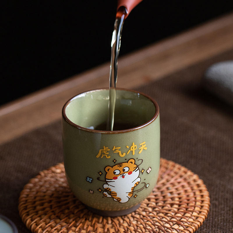 Nhà máy nguồn Quà tặng sáng tạo Quà tặng lưu niệm Cốc trà Chủ sở hữu Cốc cá nhân Cốc gốm sứ Trà Bộ Hộp quà