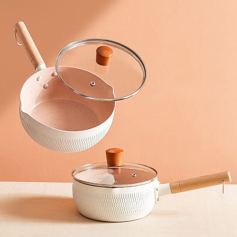 Nồi tuyết kiểu Nhật Nồi canh chống dính bếp từ gia dụng bếp gas nấu mì Nồi hấp sữa nóng