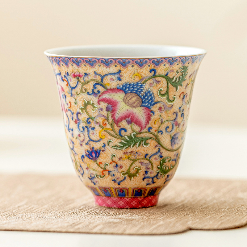 Cốc trà tráng men hương thơm cốc trà cốc bộ trà giá trị cao cho nữ cốc trà gốm sứ Trung Quốc cốc chủ nhân cốc đơn