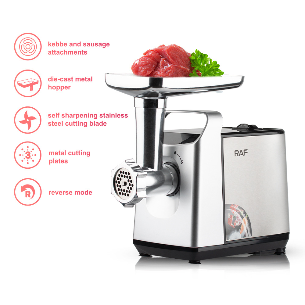 [Cung cấp đặc biệt xuyên biên giới] Máy xay thịt bằng điện gia dụng đa chức năng Máy nghiền thịt tự động bằng thép không gỉ Máy nhồi xúc xích