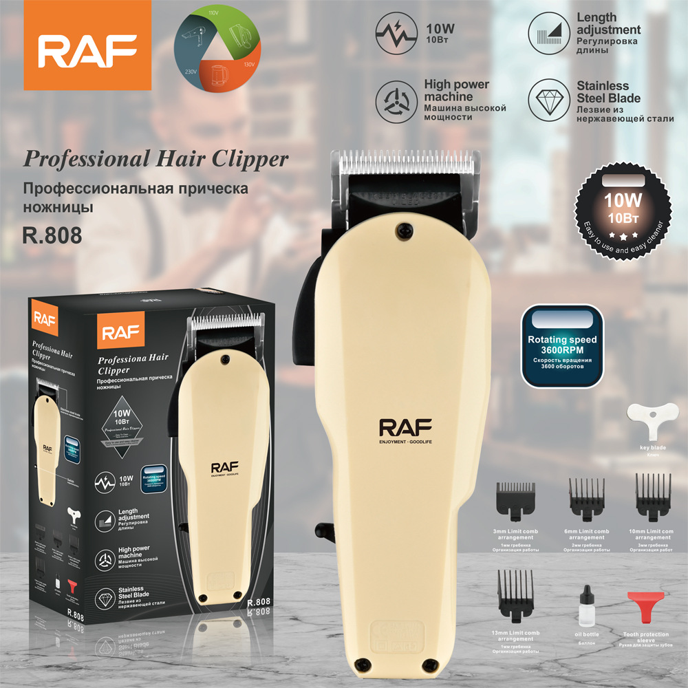Tông đơ cắt tóc đầu dầu RAF tông đơ cắt tóc điện tiệm làm tóc tông đơ điện nhà sản xuất tông đơ điện xuất khẩu bán buôn