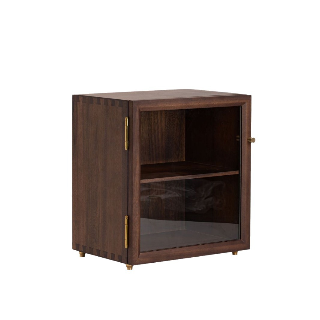 Tủ bàn ăn bằng gỗ nguyên khối kiểu Nhật, tủ để bàn, tủ, tủ, bàn ăn màu óc chó, giá để bàn, giá để bàn