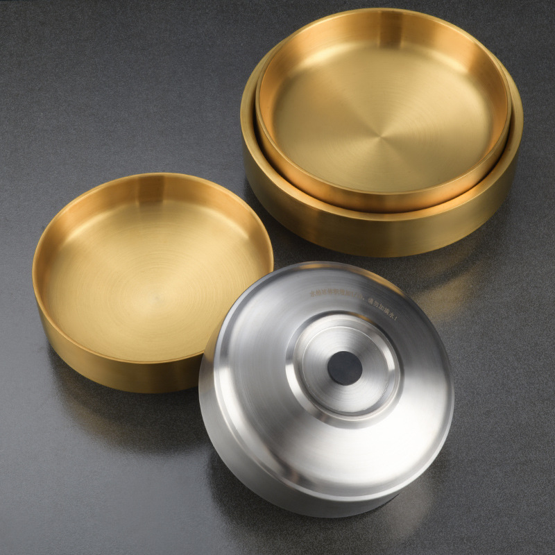 Khay giữ lạnh sashimi kiểu Nhật, khay làm lạnh sushi hải sản - trái cây PBCP40 bằng inox