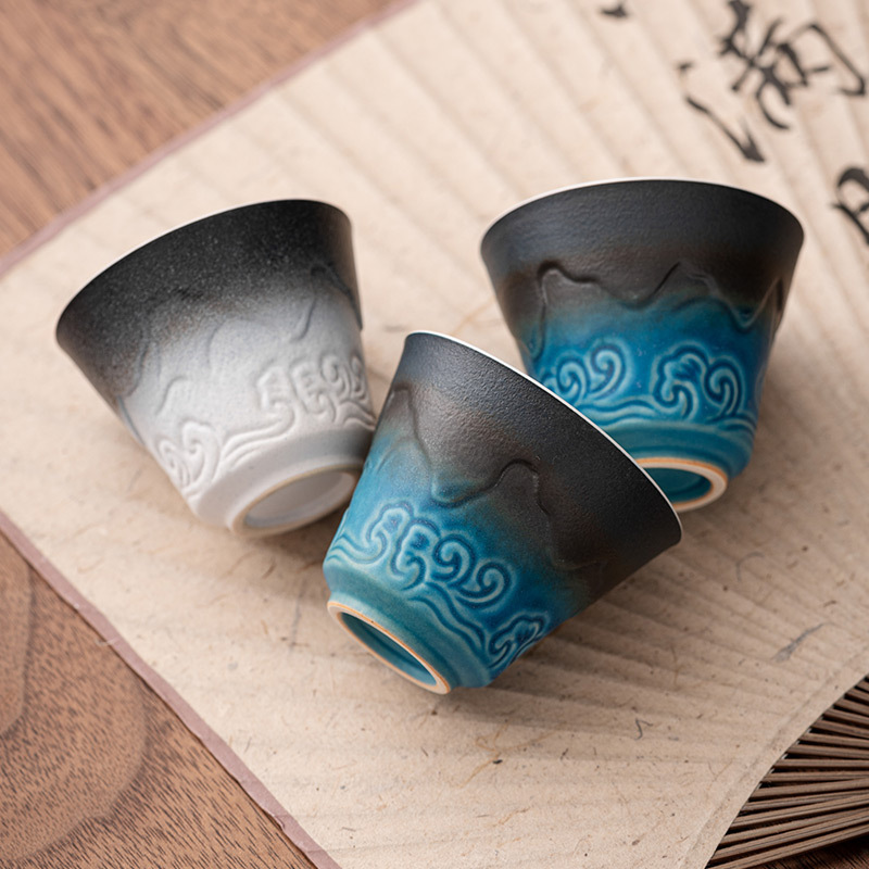 [Giảm giá giải phóng mặt bằng đặc biệt] Khay trà gia dụng gốm sứ Langyu Ấm trà tách trà lọ gạt tàn phụ kiện trà đạo