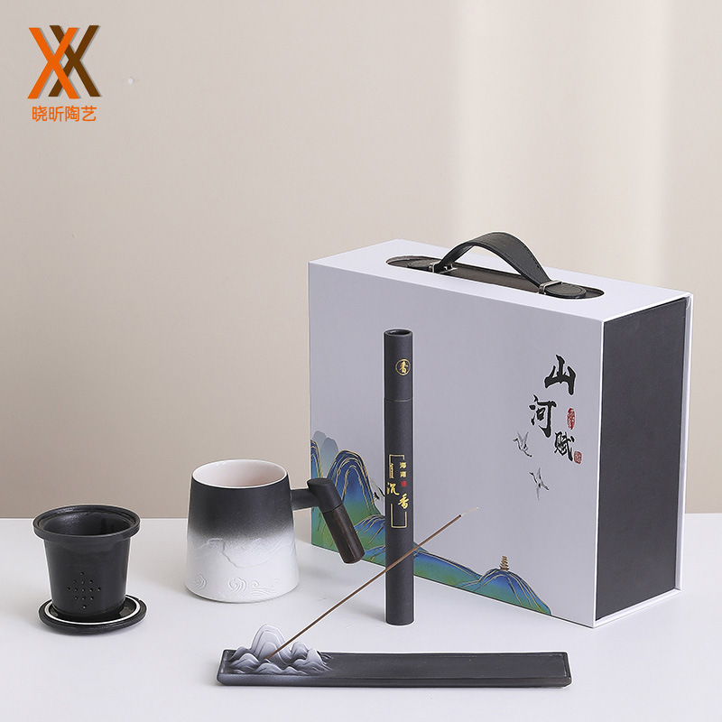 Bộ quà tặng doanh nghiệp Cốc gốm Công ty Khai trương Doanh nghiệp Lễ kỷ niệm hàng năm Quà tặng