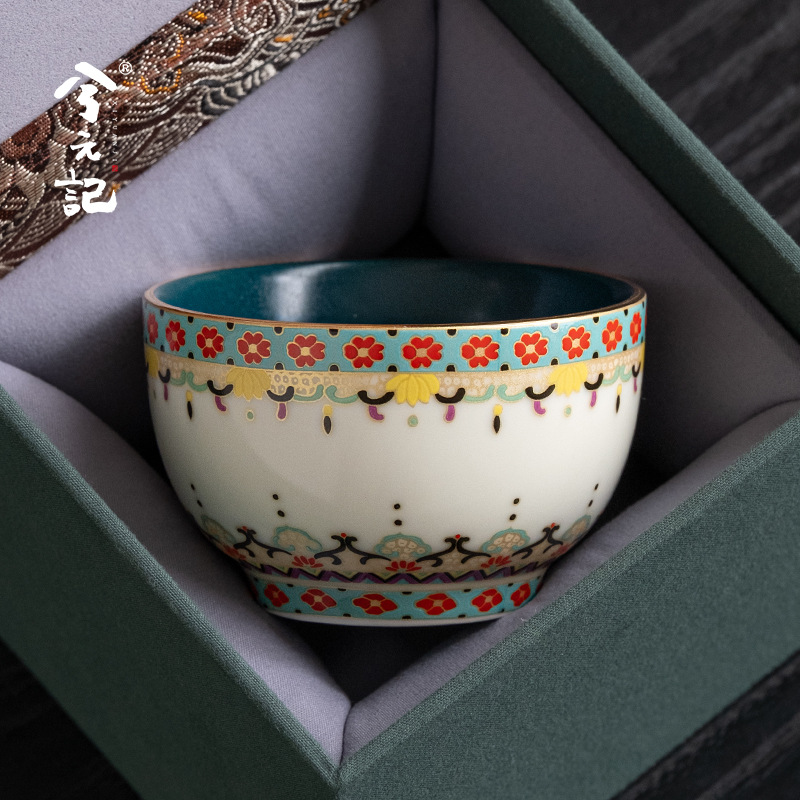 Xi Yuanji Đôn Hoàng Văn hóa và Sáng tạo Gốm sứ Cốc chủ sở hữu Cốc đơn Cốc trà cao cấp Cốc trà cá nhân