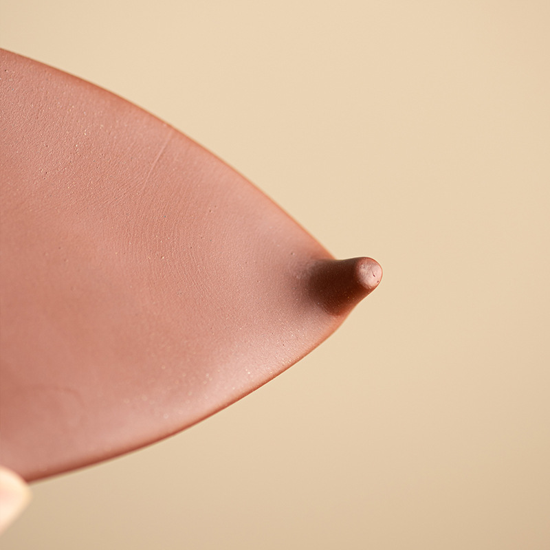 Nắp đất sét tím, nắp khay trà, nắp bát, nắp nồi đất sét tím thủ công, giá đỡ đặc biệt, phụ kiện bộ ấm trà gia đình, đồ trang trí thú cưng bằng trà