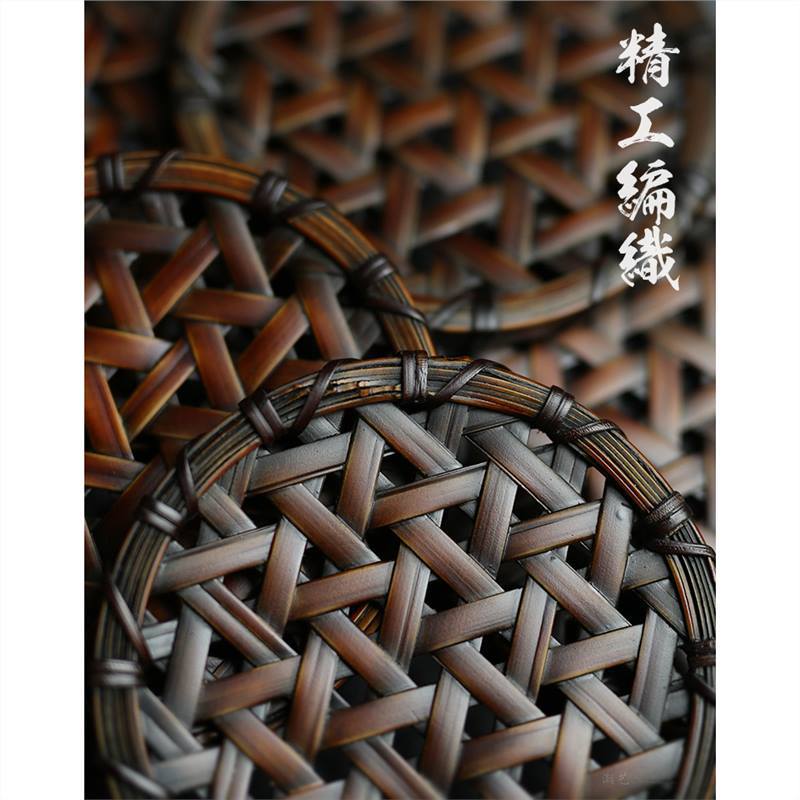 Bán buôn lót ấm tre đan thủ công lót cốc lót ấm cách nhiệt bằng tre đan Seiko Phụ kiện đựng trà ấm trà