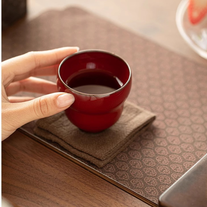 Zhuang Chuiren quặng thô bào thai sắt Tử Cấm Thành bầu đỏ gốm sứ chủ nhân cốc cốc khách tách trà cá nhân bộ trà