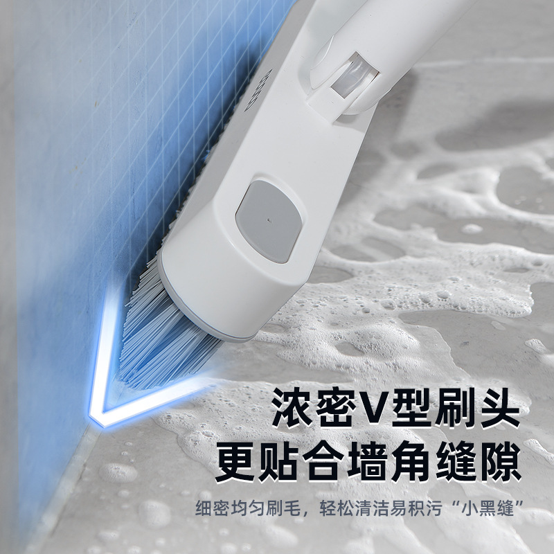 Bàn chải sàn, bàn chải nhà vệ sinh đa chức năng, bàn chải lau nhà tắm, bàn chải sàn khe hở, bàn chải nối sàn không góc chết, tay cầm dài