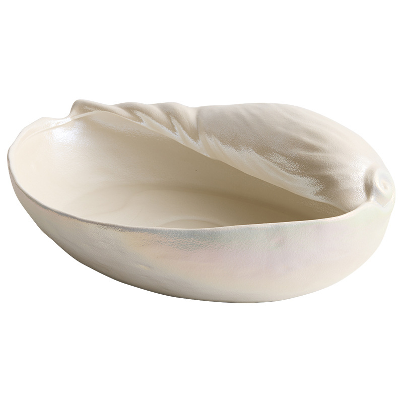 Đĩa đá gốm, đĩa cá hồi, đĩa sashimi, bộ đồ ăn nhà hàng khách sạn cao cấp, đĩa tự chọn hải sản