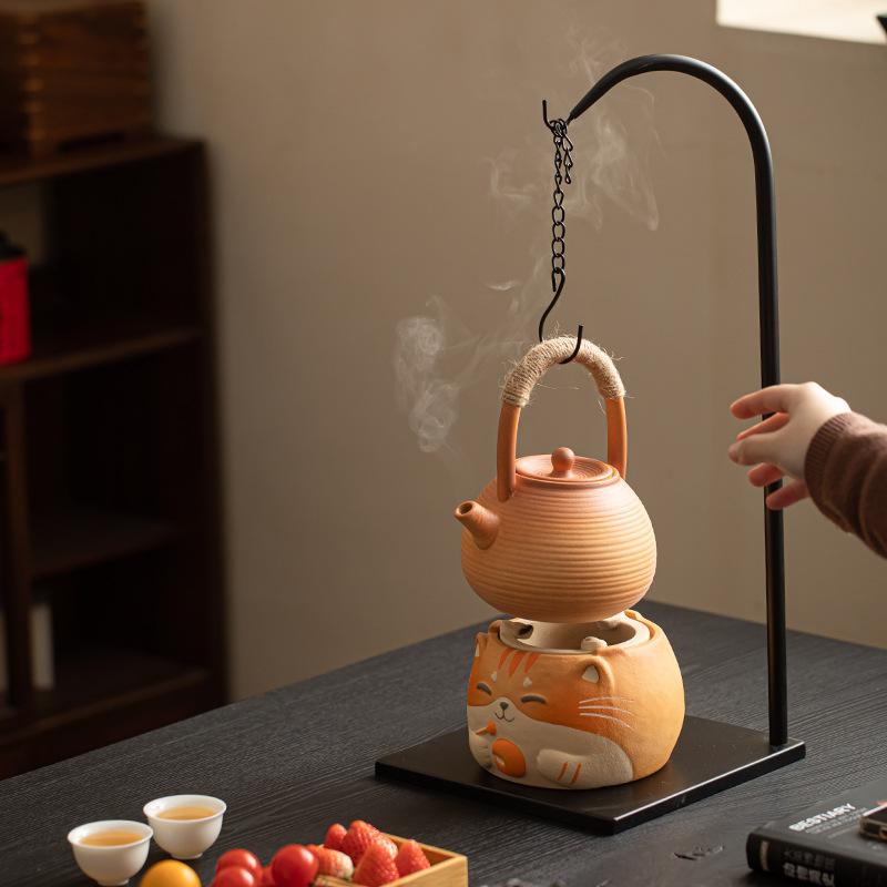 Dụng cụ pha trà móc treo móc tự do trong nhà dụng cụ pha trà ấm thủy tinh ấm đun trà phụ kiện dụng cụ pha trà phòng trà