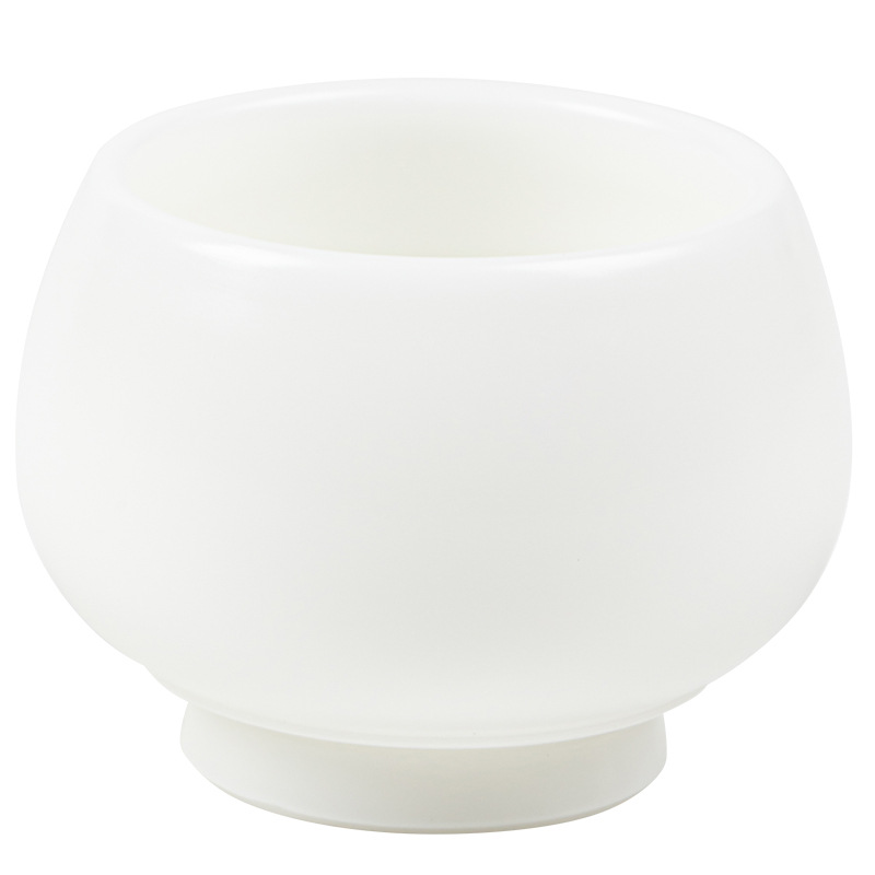 Cốc trà bùn ngọc trắng cốc chủ nhân cốc đơn gốm sứ Đức Hoa gia dụng cốc uống nước cá nhân thủ công dụng cụ trà Kung Fu